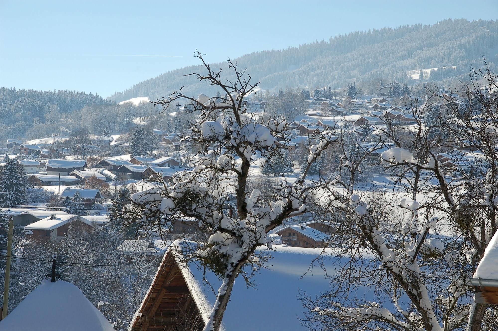 Hotel Le Caprice Des Neiges Combloux Exterior photo